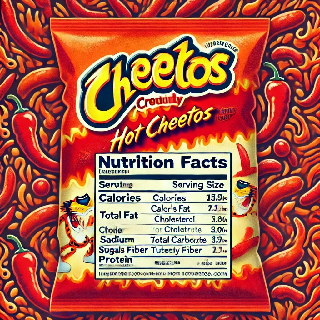 Hot Cheetos Nutrition Facts