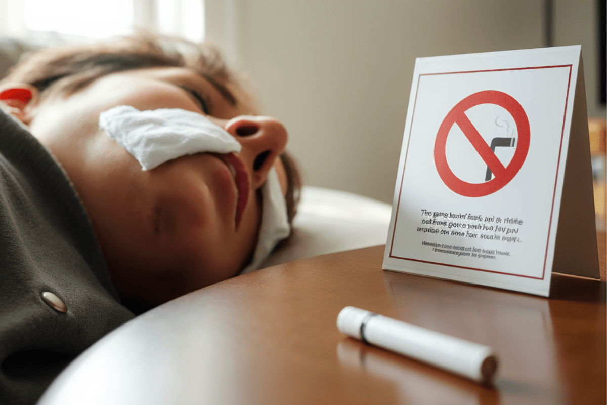 when can you smoke after wisdom teeth removal