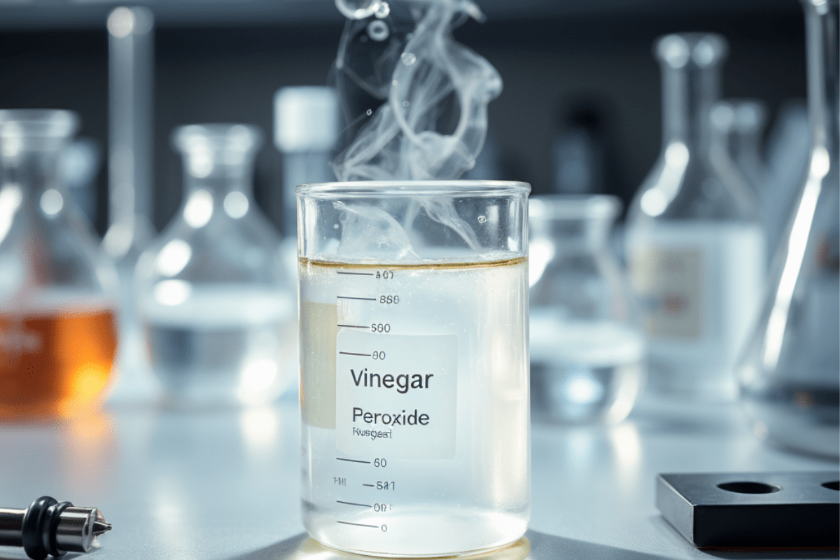 can you mix vinegar and hydrogen peroxide